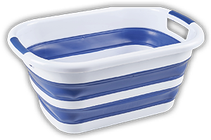 CESTO PORTABIANCHERIA PIEGHEVOLE: