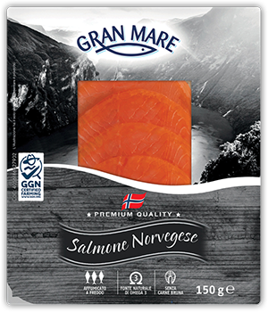 SALMONE NORVEGESE AFFUMICATO GRAN MARE
