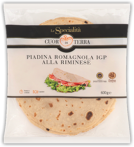 PIADINA ROMAGNOLA IGP ALLA RIMINESE LE SPECIALITÀ CUOR DI TERRA
