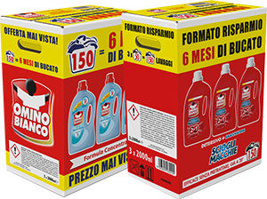 DETERSIVO LIQUIDO LAVATRICE OMINO BIANCO 