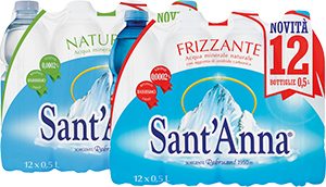 ACQUA NATURALE, FRIZZANTE SANT’ANNA