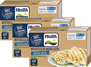 BISTECCA DI MERLUZZO GRIGLIATA FROSTA