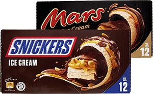 MARS, SNICKERS BARRETTA GELATO