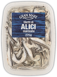 FILETTI DI ALICI MARINATE GRAN MARE 