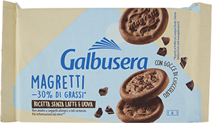 MAGRETTI GALBUSERA CON GOCCE DI CIOCCOLATO