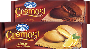 BISCOTTI CREMOSI AL LIMONE, CACAO