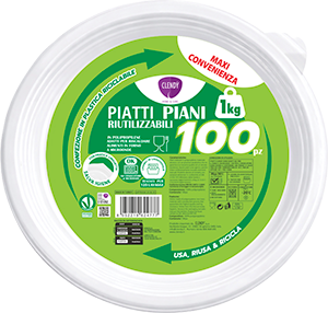 PIATTI PIANI RIUTILIZZABILI