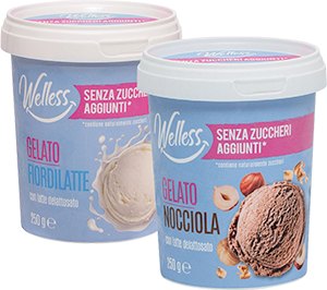 GELATO FIORDILATTE, NOCCIOLA WELLESS