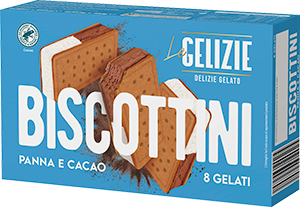BISCOTTINI PANNA E CACAO LE GELIZIE