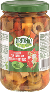 CONDIMENTO PER INSALATA DI RISO SOTTO’OLIO ORTOMIO