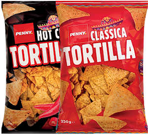 TORTILLA CLASSIC, HOT CHILI PENNY.