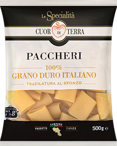 PACCHERI DI SEMOLA DI GRANO DURO LE SPECIALITÀ CUOR DI TERRA
