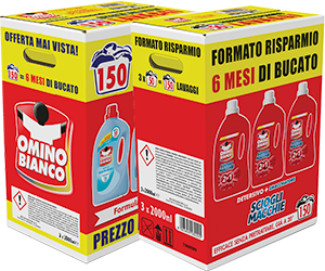 DETERSIVO LIQUIDO LAVATRICE OMINO BIANCO