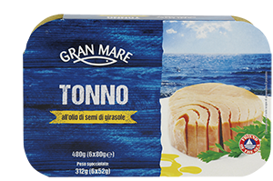 TONNO IN OLIO DI SEMI DI GIRASOLE GRAN MARE