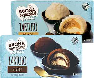 TARTUFO AL CACAO, BIANCO LA BUONA PASTICCERIA