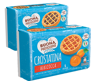 CROSTATINE CACAO, ALBICOCCA LA BUONA PASTICCERIA