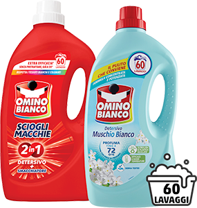 DETERSIVO LIQUIDO MUSCHIO BIANCO, SCIOGLIMACCHIE OMINO BIANCO