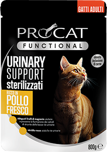 CROCCHETTE URINARY SUPPORT STERILIZZATI POLLO PROCAT