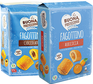FAGOTTINO ALBICOCCA, CIOCCOLATO LA BUONA PASTICCERIA