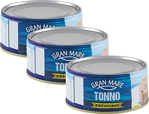 TONNO ALL’OLIO DI SEMI DI GIRASOLE GRAN MARE