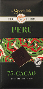 TAVOLETTA DI CIOCCOLATO PERU’ LE SPECIALITÀ CUOR DI TERRA