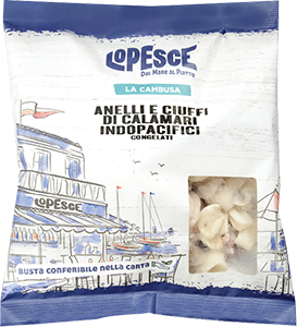 ANELLI E CIUFFI DI CALAMARI INDOPACIFICI