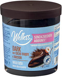 CREMA DARK CON CACAO MAGRO E NOCCIOLE WELLESS