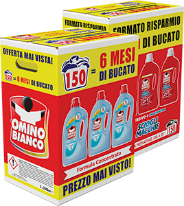 DETERSIVO LIQUIDO LAVATRICE OMINO BIANCO