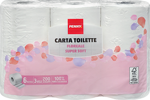 CARTA IGIENICA PROFUMATA PENNY.