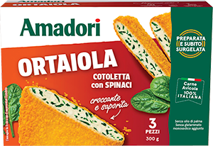 COTOLETTA CON SPINACI ORTAIOLA AMADORI