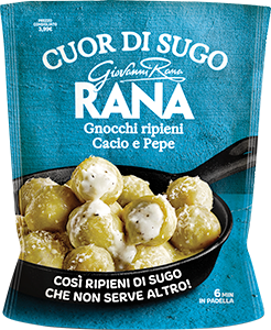 GNOCCHI RIPIENI CACIO E PEPE CUOR DI SUGO RANA