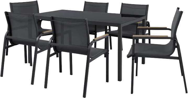 Set tavolo e sedie Best Grey
