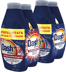 Detersivo lavatrice liquido assortito 20 lavaggi x 2 pezzi