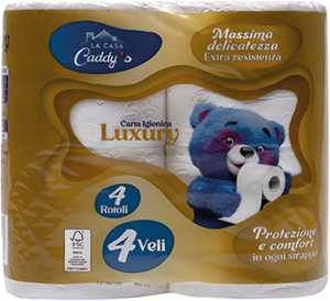Carta igienica 4 veli 4 rotoli
