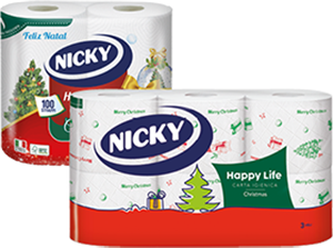 Carta cucina/carta igienica Natale 2 rotoli