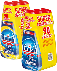 Detersivo lavastoviglie gel