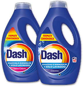 Detersivo lavatrice liquido assortito 40 lavaggi