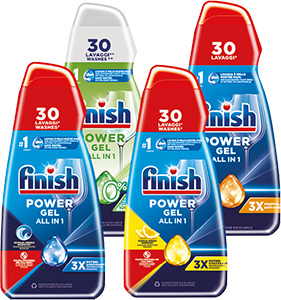 Detersivo gel lavastoviglie assortito 