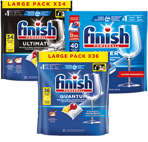 Detersivo lavastoviglie in caps 31/34/ 36 pezzi