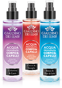 Acqua profumata corpo&capelli assortita