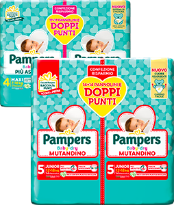 Pannolini / mutandino pacco doppio assortito