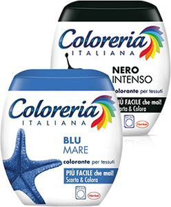 Colorante per lavatrice assortito