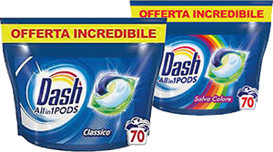 Detersivo lavatrice in pods assortito 
