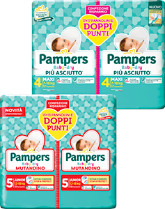 Pannolino / mutandino pacco doppio assortito