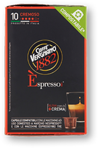 CAFFE’ IN CAPSULE COMPATIBILI NESPRESSO ESPRESSO VERGNANO  