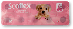 CARTA IGIENICA L’ORIGINALE SCOTTEX 10 ROTOLI