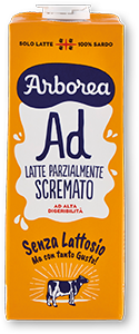 LATTE VACCINO UHT AD SENZA LATTOSIO PARZIALMENTE SCREMATO ARBOREA 