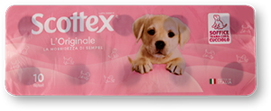 CARTA IGIENICA L’ORIGINALE SCOTTEX 10 ROTOLI