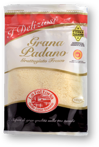 GRANA PADANO GRATTUGIATO LA FATTORIA DELLE COSE BUONE I DELIZIOSI