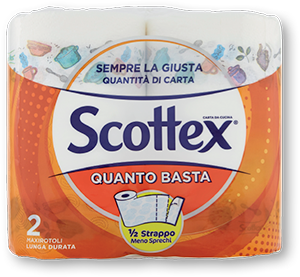 CARTACASA QUANTO BASTA SCOTTEX 2 MAXI ROTOLI